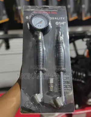 Portable Tire Inflator and Pressure Gauge