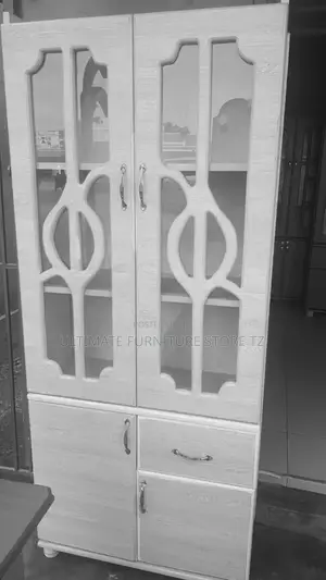 Wood-Mode White Glossy Kitchen Cupboards