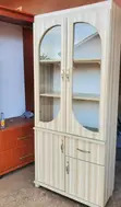 Wood-Mode White Glossy Kitchen Cupboards - 3
