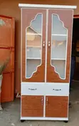 Wood-Mode White Glossy Kitchen Cupboards - 5