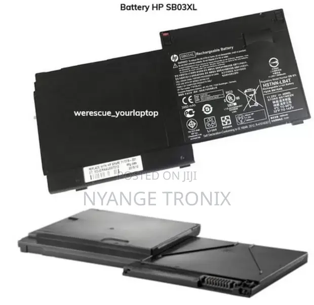 Original HP Battery SB03XL for EliteBook 820 G1/G2 - 1