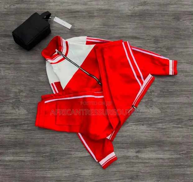 Adot Colour Block Tracksuits with Double Stripe Detail - 1
