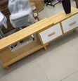Modern Extendable TV Stand with Storage Drawers - Wood - 3