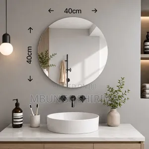 Acrylic Mirror Sticker - 40x40cm Round