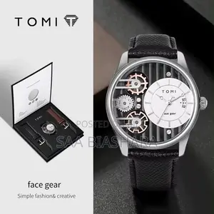 Tomi Brand Classic Watch - Black Leather