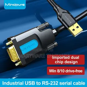 Mindpure Industrial USB to DB9 RS-232 Serial Cable