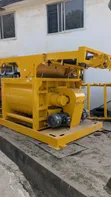 JS500 Forced Double-Shaft Concrete Mixer - 1