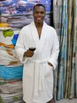 Luxury White Bathrobe - Soft & Comfortable - 2