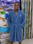 Luxury White Bathrobe - Soft & Comfortable - 4