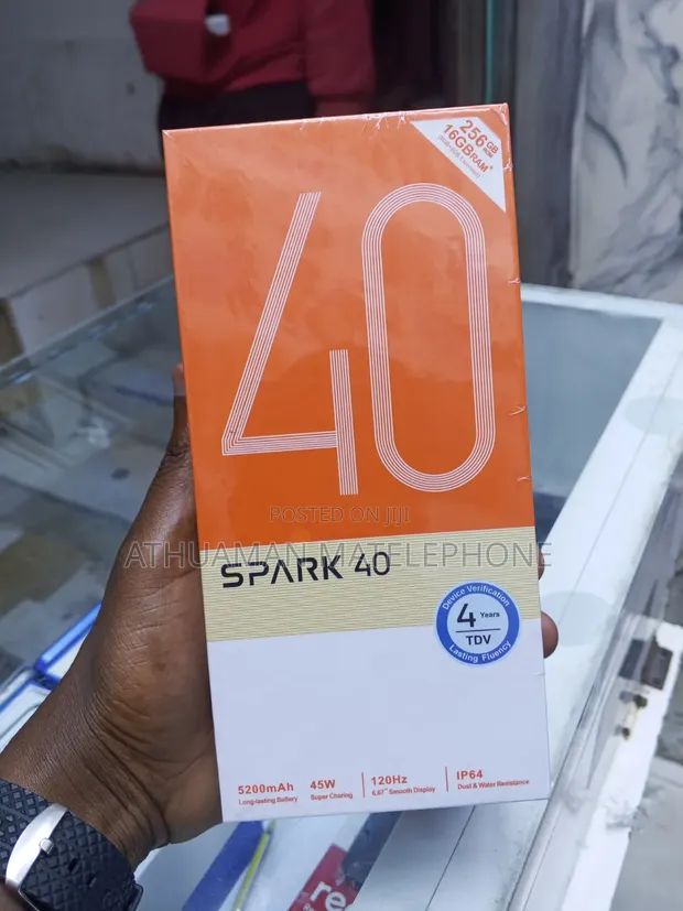 New Tecno Spark 40 256GB Orange - 1