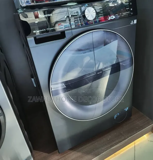 Hisense Mashine ya Kufua na Kukaushia Nguo ya Mbele - 1