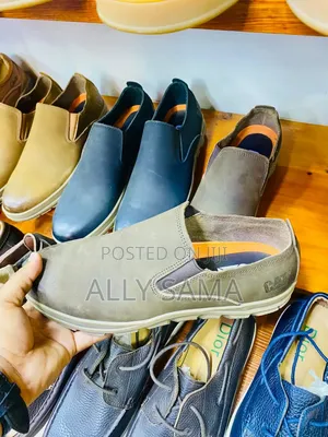 Men's Caterpillar Leather Loafers