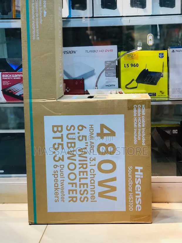 Hisense 3.1 CH 480W Dolby Atmos Soundbar with Wireless Subwoofer | HS3100 - 1