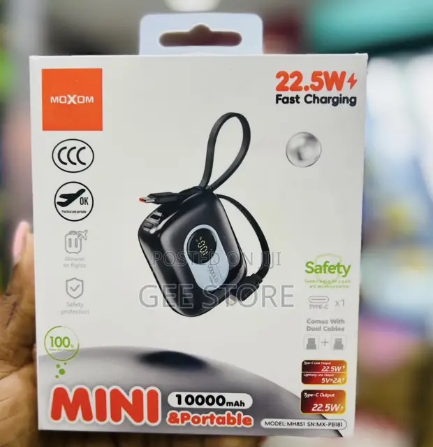 Moxom Mini Portable Powerbank 10000mAh - 1