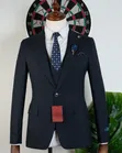 Classic Indigo Grid Executive Suit - ROMASTER - 3