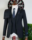 Classic Indigo Grid Executive Suit - ROMASTER - 4