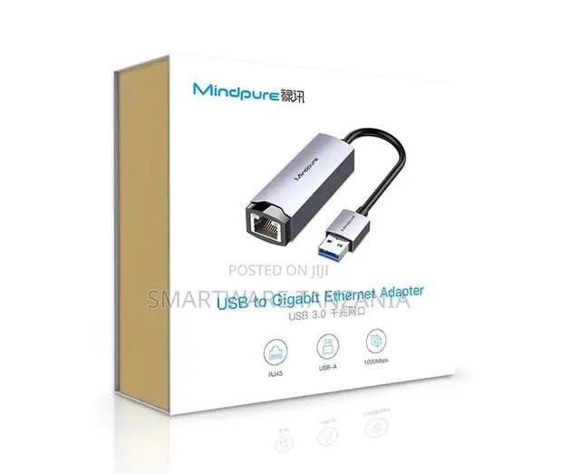 Adapta ya USB 3.0 kwenda Gigabit Ethernet - 1