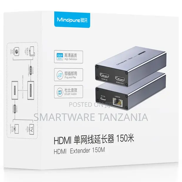 Mindpure 150m HDMI KVM Extender with Loop-Out 60Hz - 1