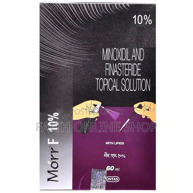 Morr F 10% Minoxidil Finasteride Topical Solution 60ml - 1