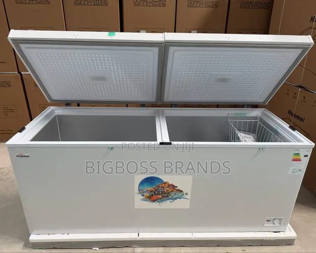 Huamei Freezer Kifua Lita 600 Mlango Mbili - 1