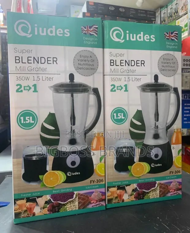 Blenda ya Umeme ya Qiudes 1.5L - 1