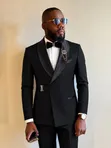 Luxury All-Black Two-Piece Tuxedo for Men by MARIO CASAS - 5