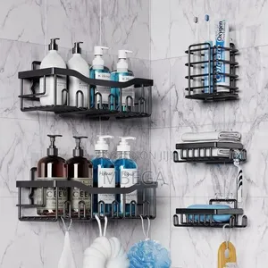 5-Piece Horizontal Shower Caddy Set