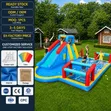Kids Inflatable Castle with Football Field - 1