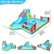 Kids Inflatable Castle with Football Field - 2