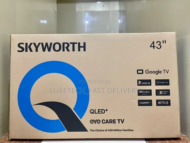 Skyworth 43" QLED+ Smart Google TV - 1