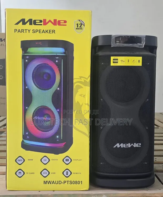 MeWe Spika ya Party ya Bluetooth - Karaoke Inachaji - 1