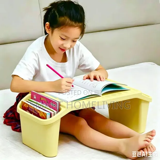 Kids Study Table with Built-in Storage - 1