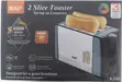 RAF 2 Slice Toaster, 650W, Dual-Sided Baking - 1