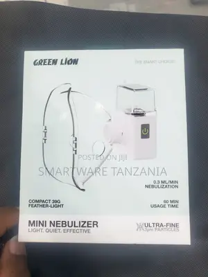 Green Lion Mini Nebulizer, 0.3 mL/min, 60 Min Usage