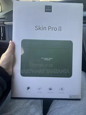 WIWU Skin Pro II PU Leather Sleeve for MacBook, Green