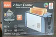 RAF Toaster Vipande 2 650W, Chapuo la Kiotomatiki Pandje Zote - 1