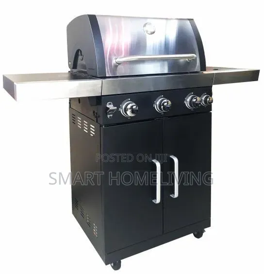 Cabinet Style Propane Gas Barbecue Grill - 1