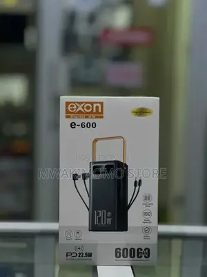 Exon Power Bank 60000 mAh yenye Skrini ya LED