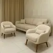 Brand New Sofa Set - High Quality Fiber - 2
