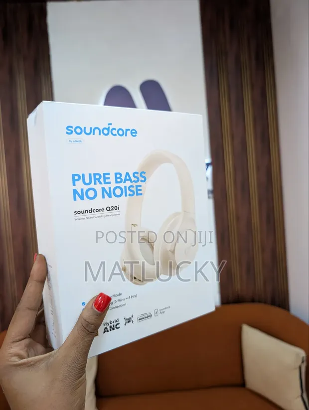 Soundcore Pure Bass Noise Cancelling Headphones - 1