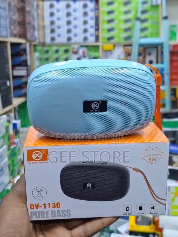 DV-1130 Pure Bass Spika ya Bluetooth - 1
