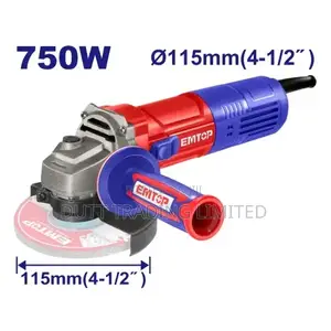 Emtop 750W Angle Grinder (115mm)