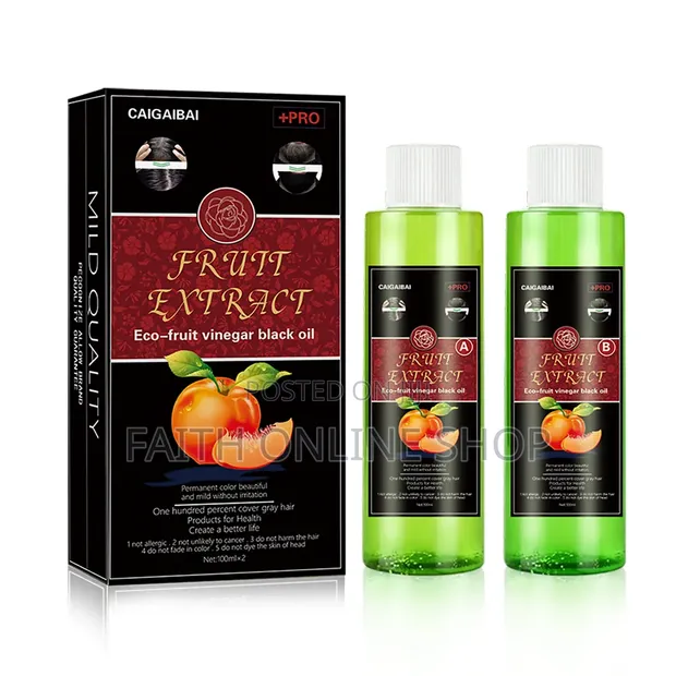 CAIGAIBAI Fruit Extract Herbal Black Hair Color Shampoo - 1