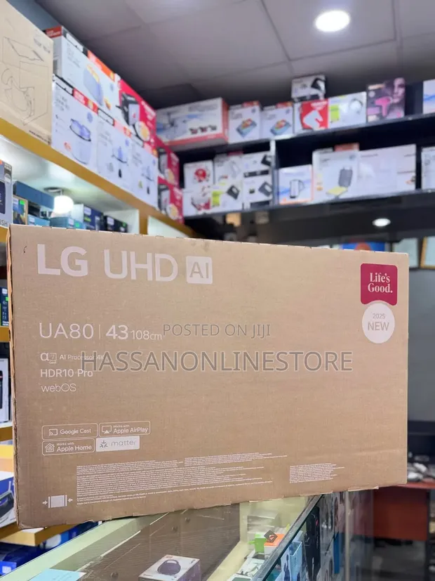 LG 43-inch UHD 4K Smart TV (Model 43UA80) - 1