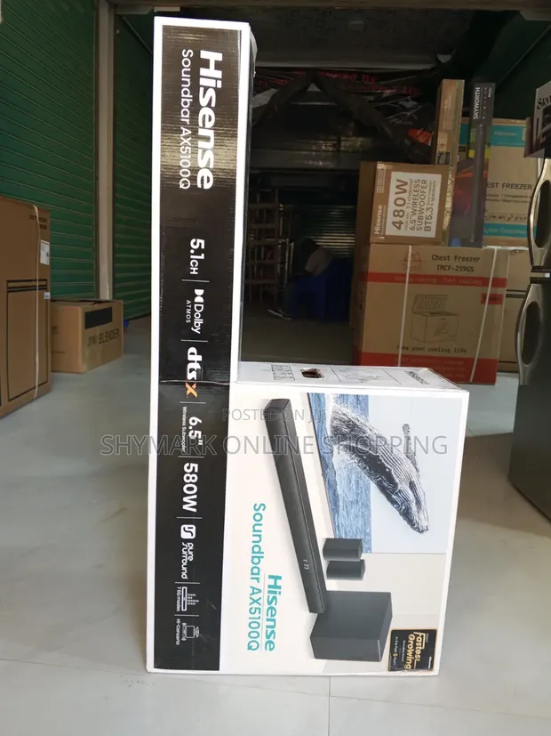 Hisense AX5100Q 580W 5.1 Channel Soundbar - 1