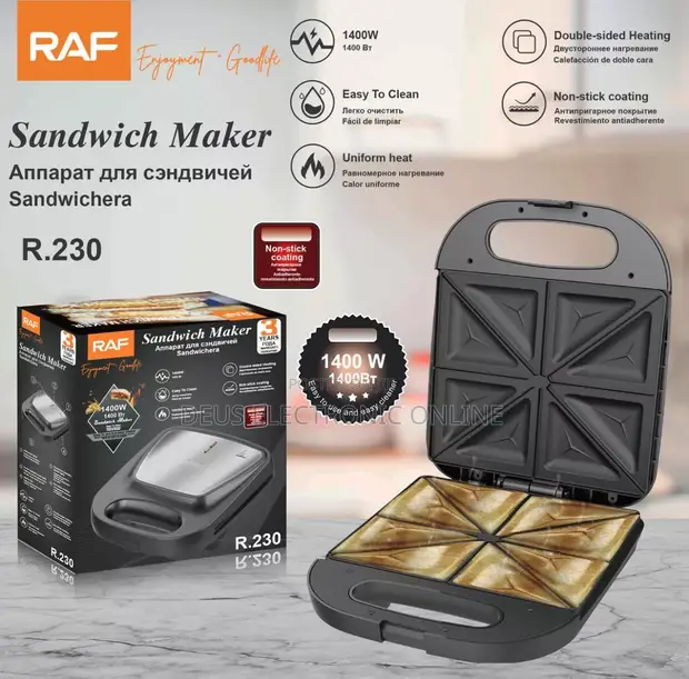 Raf Sandwich Maker 4-Slice - 1