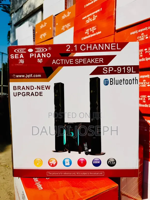 Sea Piano Subwoofer USB Bluetooth FM Radio - 1