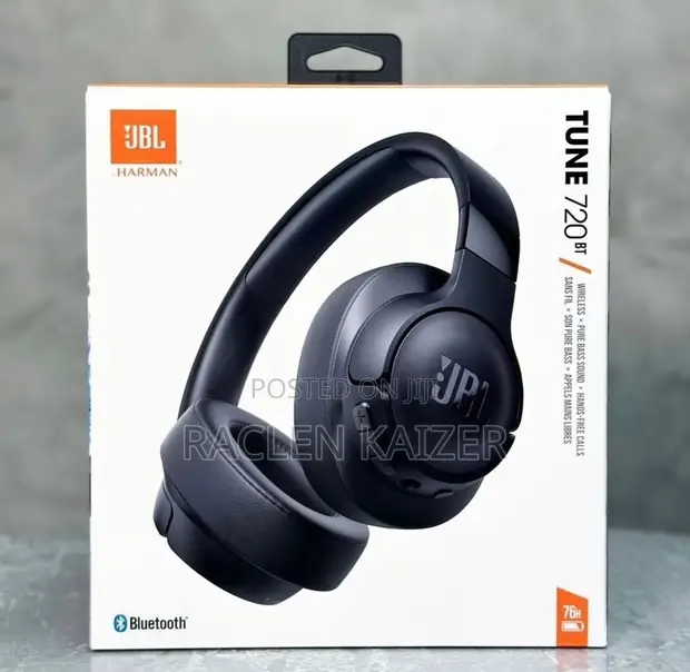 JBL Tune 720BT Wireless Over-Ear Headphones - 1