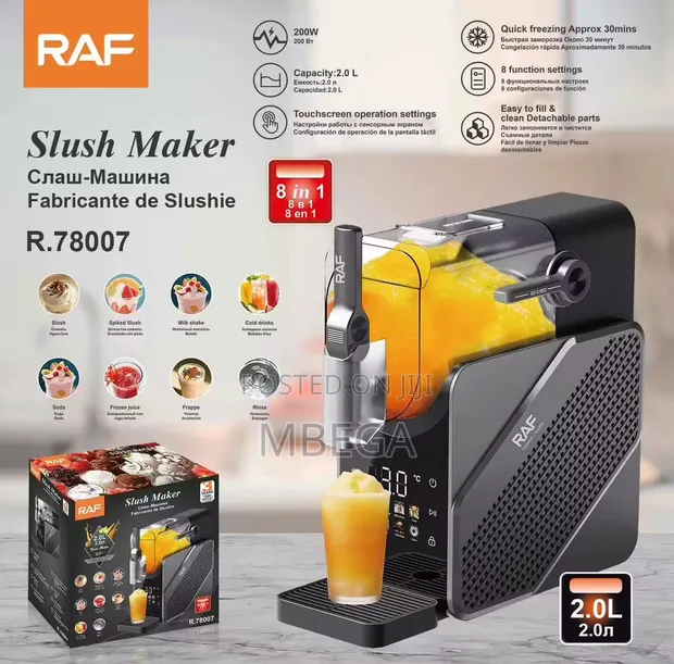 RAF Slush Maker - 2.0L, 8-in-1 Functions - 1