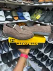Men's Caterpillar Leather Loafers - 5